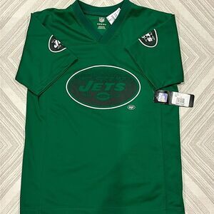 NFL Team Apparel Boys Green Jets Jersey